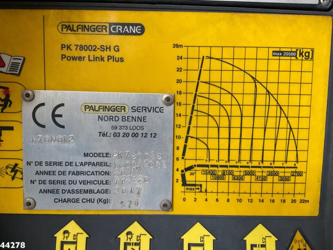 MAN  TGS 35.500 8x4 Palfinger 78 Tonmeter laadkraan (28)