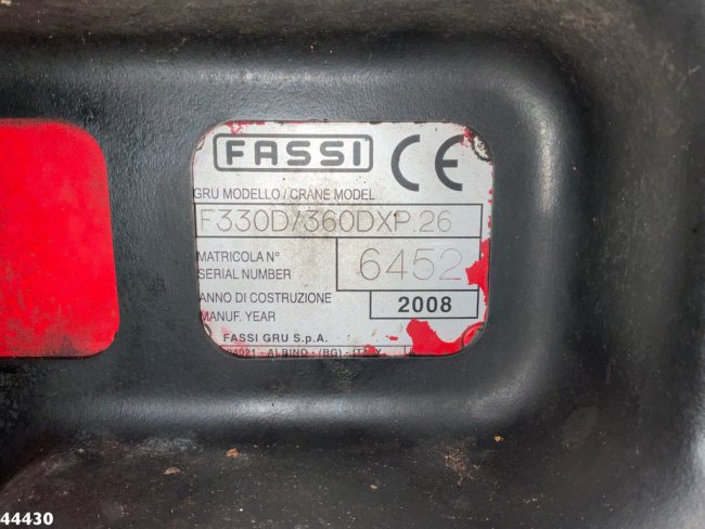 DAF  FAT 85.510 6x4 Euro 6 Retarder Fassi 36 Tonmeter laadkraan (24)