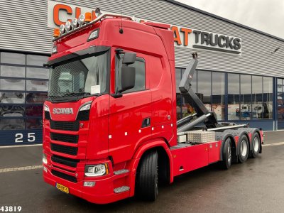 Scania S770 V8 8x2 Euro 6 VDL 25 Ton haakarmsysteem Just 11.115 km!