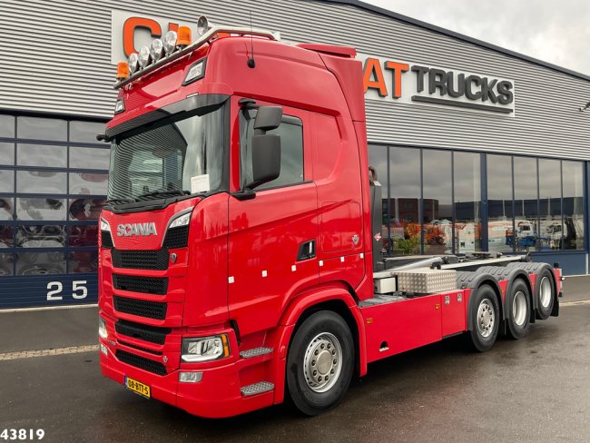 Scania  S770 V8 8x2 Euro 6 VDL 25 Ton haakarmsysteem Just 11.115 km! (1)