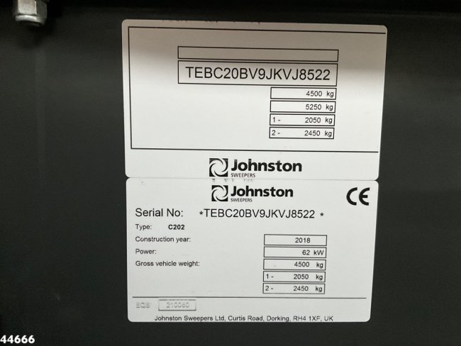 Johnston  C202 Euro 6 Just 23.808 km! (18)