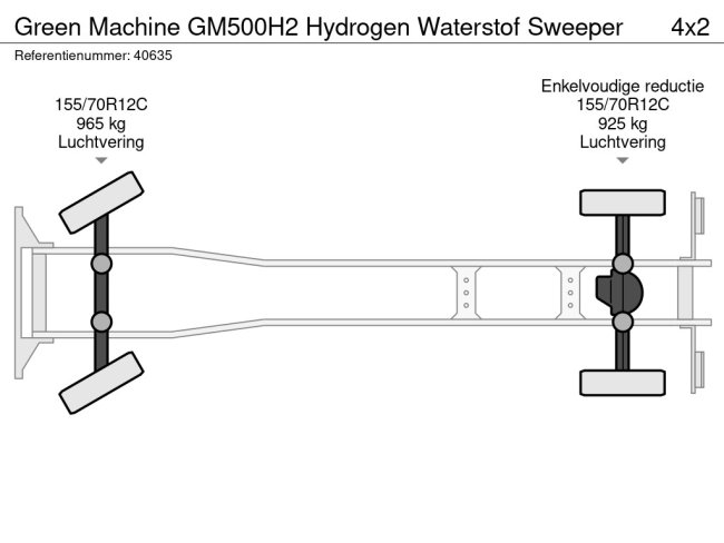 Green machine  GM500H2 Hydrogen Waterstof Sweeper (10)