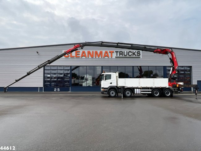 Scania  G 450 8x4 Euro 6 Fassi 66 Tonmeter laadkraan + Fly-jib Just 176.555 Km! (0)