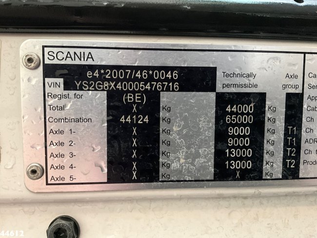 Scania  G 450 8x4 Euro 6 Fassi 66 Tonmeter laadkraan + Fly-jib Just 176.555 Km! (28)