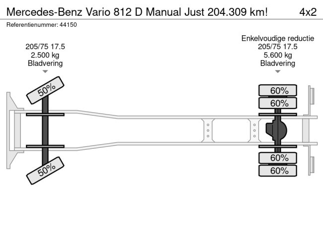 Mercedes-Benz  Vario 812 D Manual Just 204.309 km! (24)