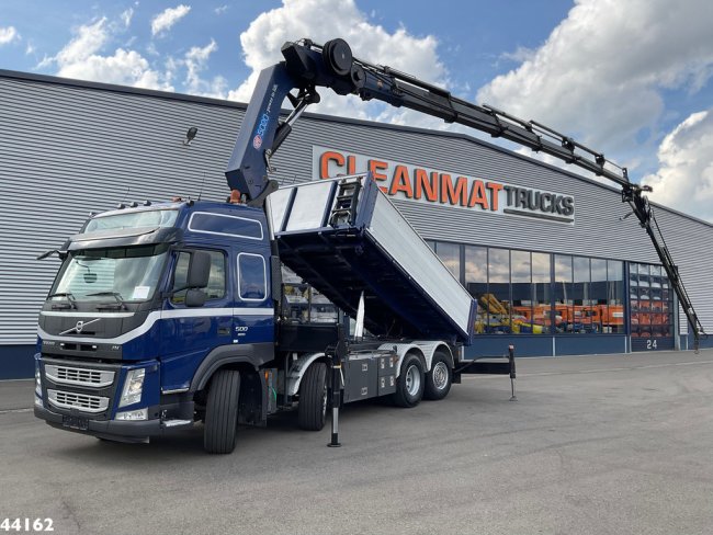 Volvo  FM 500 Euro 6 HMF 50 Tonmeter laadkraan + Fly-Jib (9)