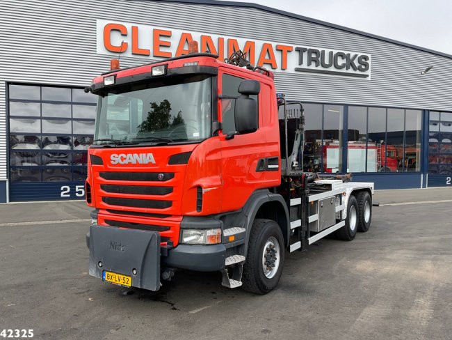 Scania  G 400 6x6 HMF 16 ton/meter Z-kraan Full steel (5)