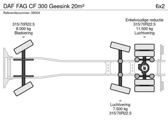 DAF  FAG CF 300 Geesink 20m³ (15)