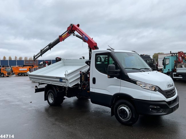 Iveco  Daily 72C18 HMF laadkraan 3,4 Tonmeter laadkraan + Meiller 3-zijdige kipper New & Unused!! (5)