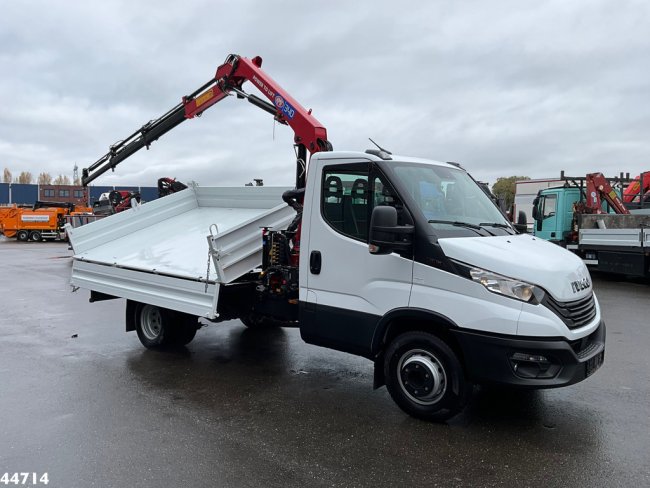 Iveco  Daily 72C18 HMF laadkraan 3,4 Tonmeter laadkraan + Meiller 3-zijdige kipper New & Unused!! (6)