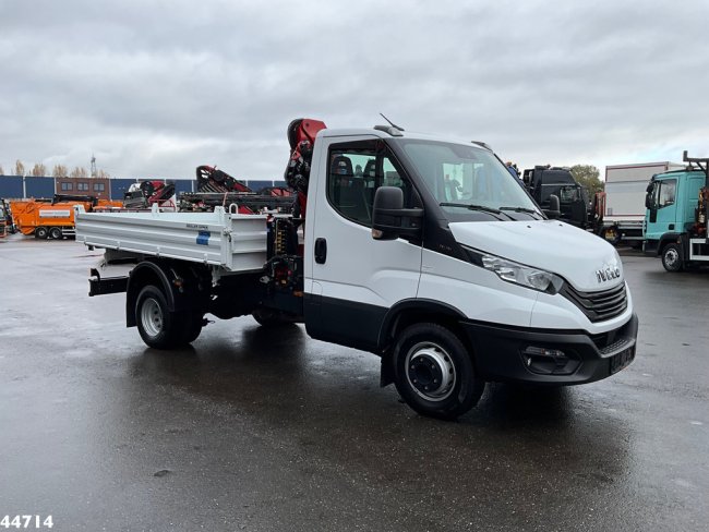 Iveco  Daily 72C18 HMF laadkraan 3,4 Tonmeter laadkraan + Meiller 3-zijdige kipper New & Unused!! (7)