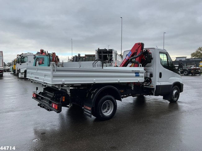 Iveco  Daily 72C18 HMF laadkraan 3,4 Tonmeter laadkraan + Meiller 3-zijdige kipper New & Unused!! (8)