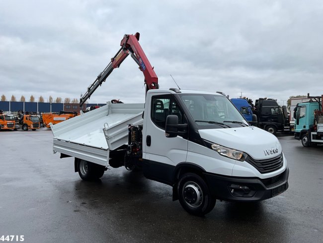 Iveco  Daily 72C18 HMF laadkraan 3,4 Tonmeter laadkraan + Meiller 3-zijdige kipper New & Unused!! (5)