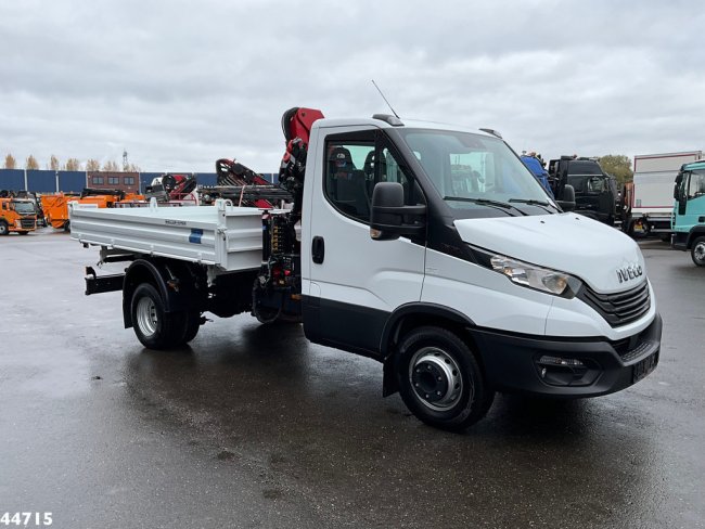 Iveco  Daily 72C18 HMF laadkraan 3,4 Tonmeter laadkraan + Meiller 3-zijdige kipper New & Unused!! (6)