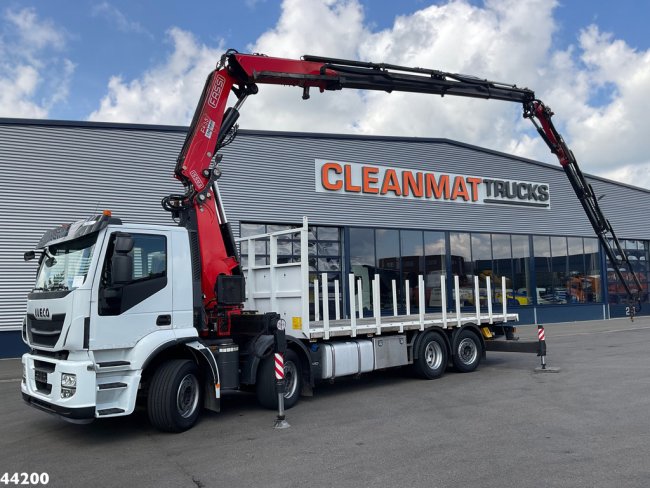 Iveco  Stralis AD320S46Y Euro 6 Fassi 45 Tonmeter laadkraan + Fly-Jib (7)