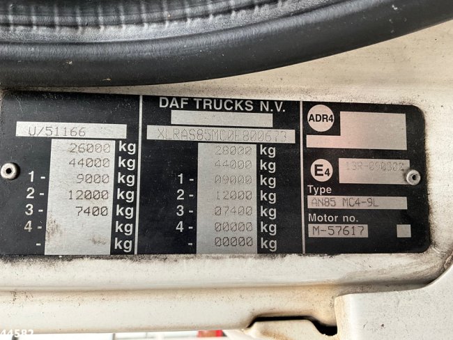 DAF  FAN 85 CF 360 HMF 20 Tonmeter laadkraan (17)