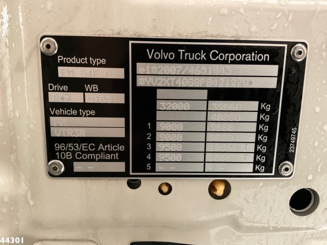 Volvo  FMX 500 8x4 Euro 6 Hiab 65 Tonmeter laadkraan + Multilift 25 Ton haakarmsysteem NEW AND UNUSED! (29)