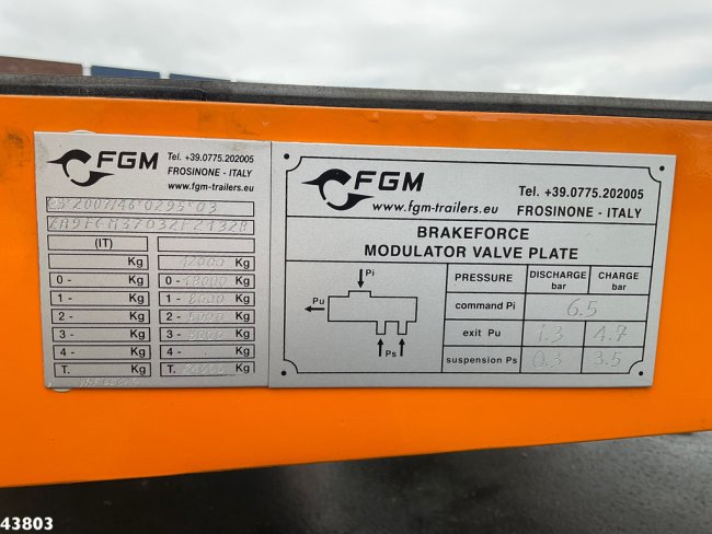 FMG  Truck Transport trailer Extendable NEW AND UNUSED! (36)