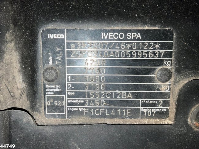 Iveco  Daily 40C15 Euro 6 Terberg zijlader (22)