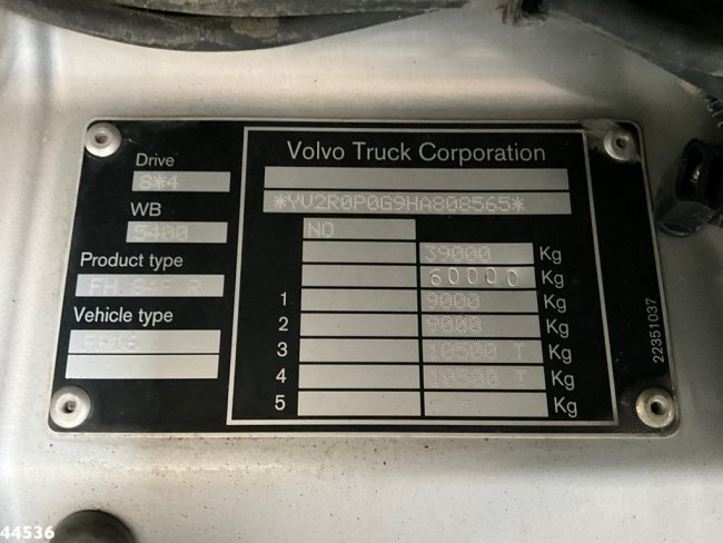 Volvo  FH 16.750 8x4 Euro 6 Hiab 85 Tonmeter laadkraan + Fly-Jib Just 174.406 km! (33)