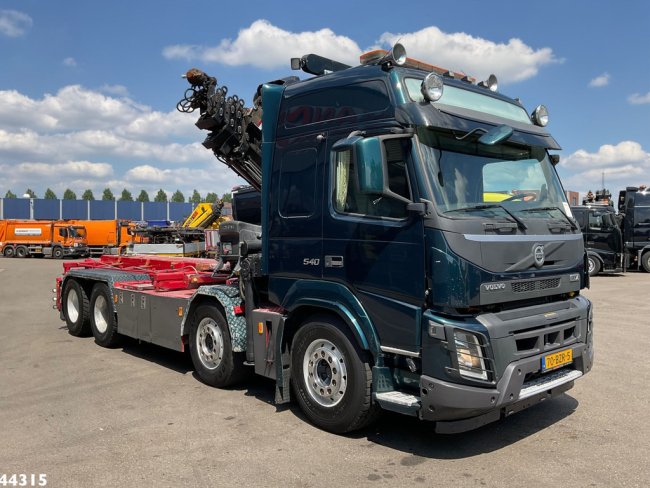 Volvo  FMX 540 8x4 Euro 6 Hiab 28 Tonmeter laadkraan (4)