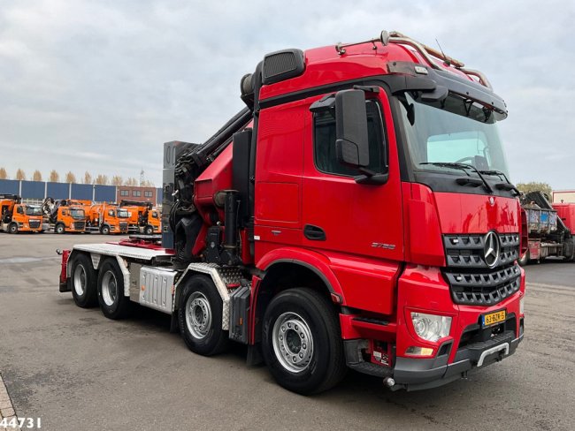 Mercedes-Benz  Arocs 3257 V8 8x4 Euro 6 HMF 60 Tonmeter laadkraan + Fly-JIb (3)