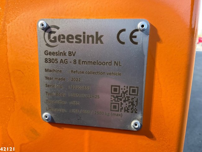 DAF  CF 340 FAN Geesink 22m³ GEC + Welvaarts weighing system (11)