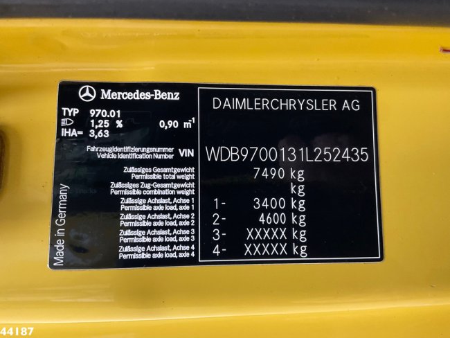 Mercedes-Benz  Atego 815 Wumag Elevant 17 meter hoogwerker Just 39.048 km! (21)