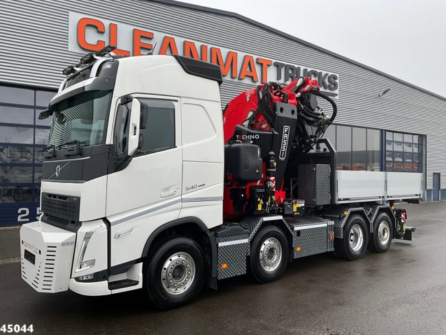 Volvo  FH 540 8x2 Fassi 145 Tonmeter laadkraan + Fly-JIb Just 7.187 Km! Demo voertuig! (2)