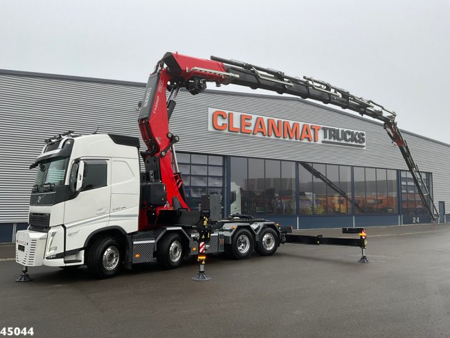 Volvo  FH 540 8x2 Fassi 145 Tonmeter laadkraan + Fly-JIb Just 7.187 Km! Demo voertuig! (9)