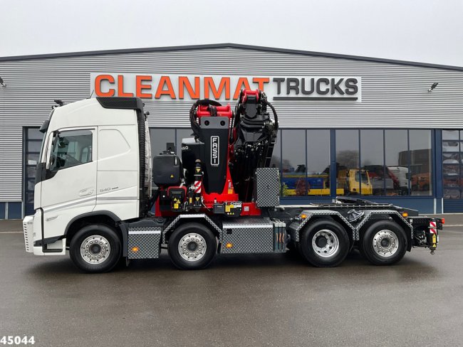 Volvo  FH 540 8x2 Fassi 145 Tonmeter laadkraan + Fly-JIb Just 7.187 Km! Demo voertuig! (1)