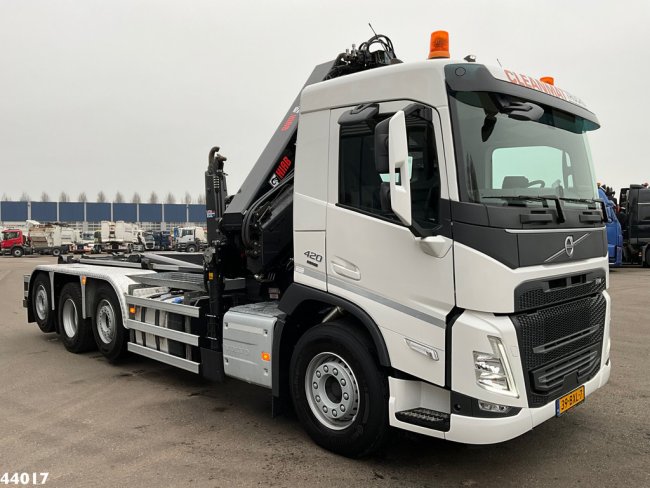 Volvo  FM 420 8x2 Hiab 25 Tonmeter laadkraan + Welvaarts weighing system (2)