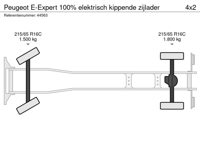 Peugeot  E-Expert 100% elektrisch kippende zijlader (26)