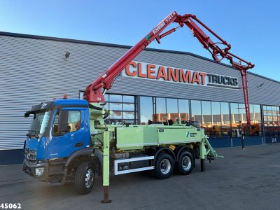 Mercedes-Benz Arocs 2635 6x4 Euro 6 Schwing 24 meter concrete pump Just 85.412 Km!