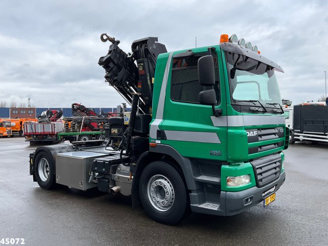 DAF  FT 85 CF 410 Hiab 21 Tonmeter laadkraan (2)