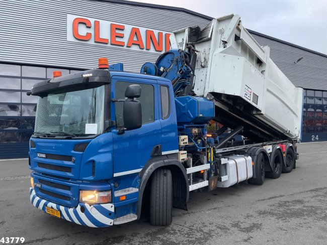 Scania  P 360 8x2 Hiab 21 Tonmeter laadkraan (1)