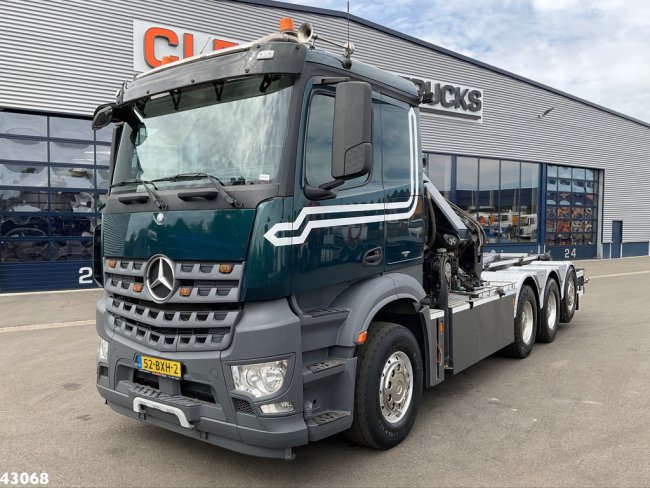 Mercedes-Benz  Arocs 3251 8x4 Euro 6 Hiab 28 Tonmeter laadkraan (1)