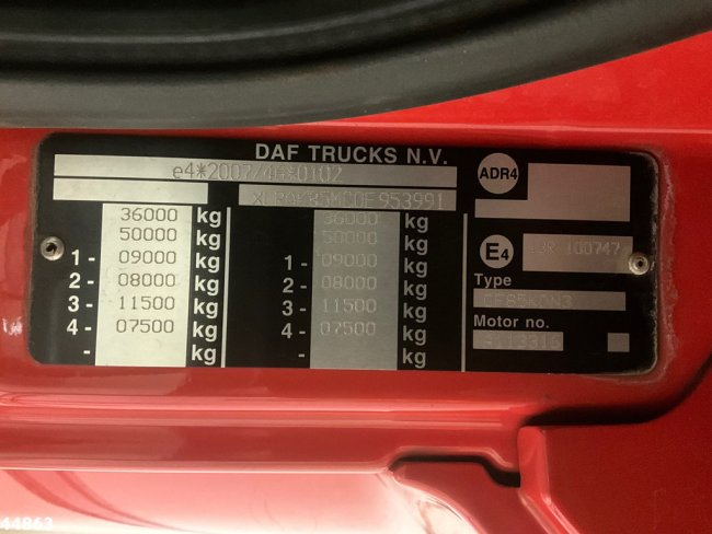 DAF  FAQ 85 CF 460 HMF 16 Tonmeter Z-kraan (21)