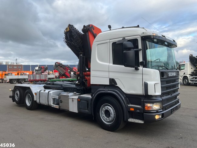 Scania  P124 6x2 Palfinger 23 Tonmeter laadkraan (2)