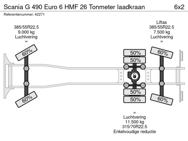 Scania  G 490 Euro 6 HMF 26 Tonmeter laadkraan (16)