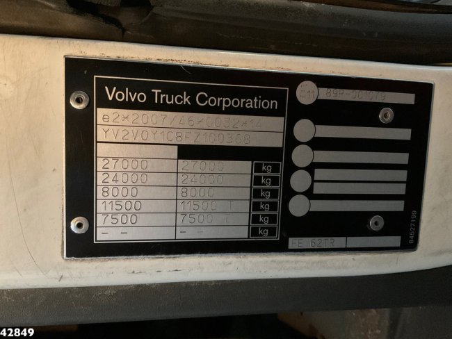 Volvo  FE 280 Euro 6 Hiab 21 Tonmeter laadkraan (19)