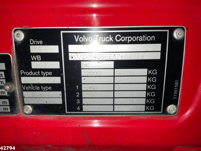 Volvo  FM 500 Euro 6 HMF 26 Tonmeter laadkraan + Palfinger 20 Ton haakarmsysteem (Bouwjaar 2021) (16)