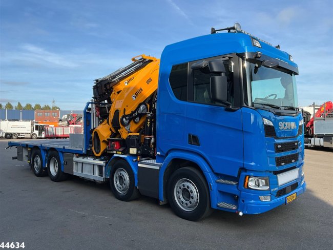 Scania  R 540 Euro 6 Effer 100 Tonmeter laadkraan + Fly-Jib Just 39.720 km! (2)