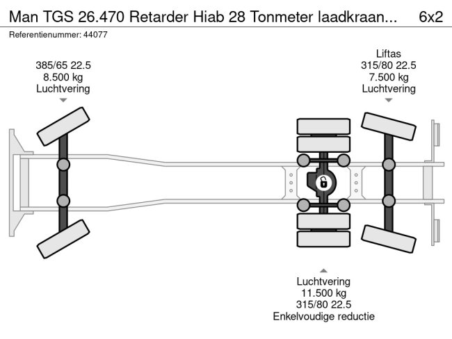 MAN  TGS 26.470 Retarder Hiab 28 Tonmeter laadkraan NEW AND UNUSED! (26)