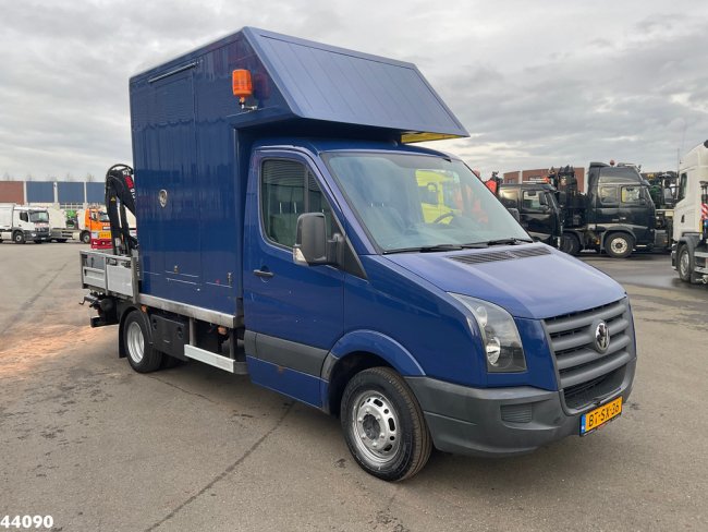 Volkswagen  Crafter Servicewagen Hiab 1,3 Tonmeter laadkraan Just 123.645 Km! (5)