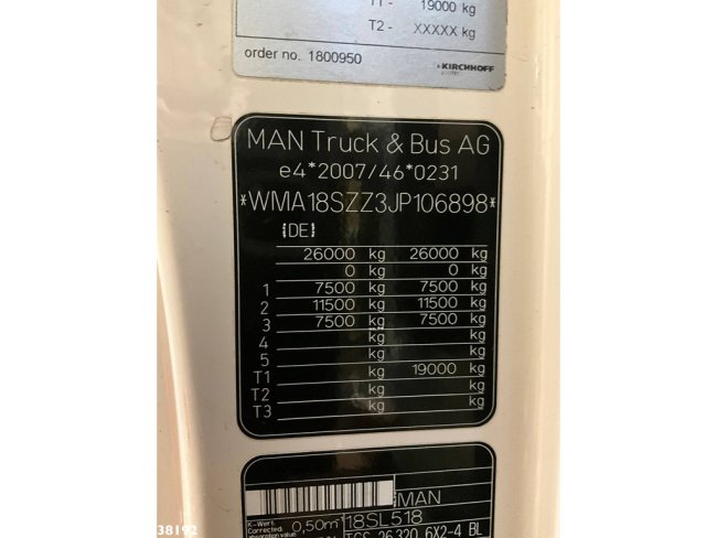 MAN  TGS 26.320 Euro 6 Zoeller 22m³ Just 112.329 km! (23)