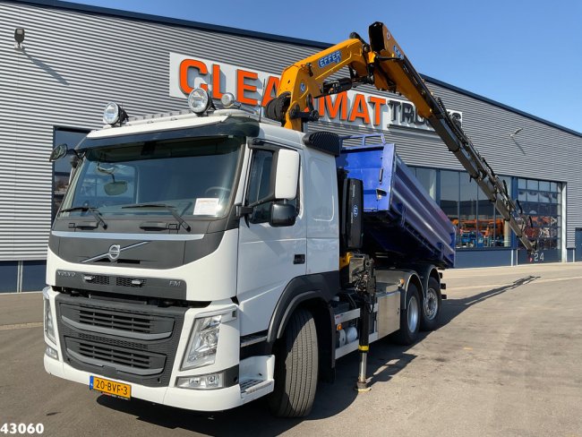 Volvo  FM 460 Effer 26 Tonmeter laadkraan Kipper Just 94.130 km! (0)