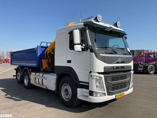 Volvo  FM 460 Effer 26 Tonmeter laadkraan Kipper Just 94.130 km! (4)