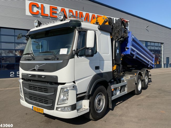 Volvo  FM 460 Effer 26 Tonmeter laadkraan Kipper Just 94.130 km! (1)