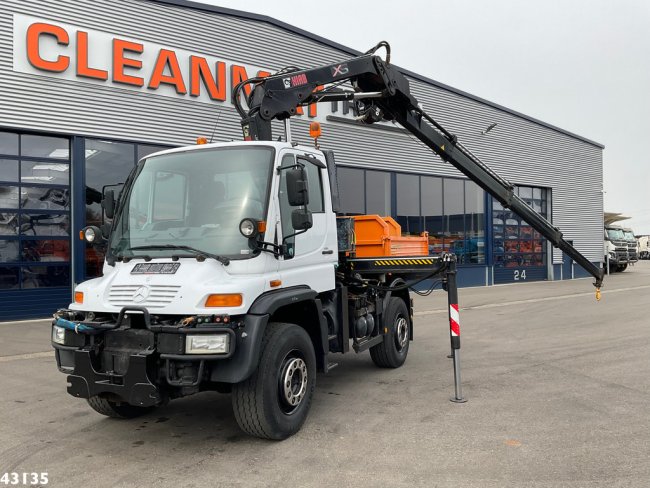 Unimog  U 500 4x4 Hiab 12 Tonmeter laadkraan (bouwjaar 2009) (0)